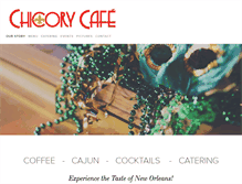 Tablet Screenshot of chicorycafe.net